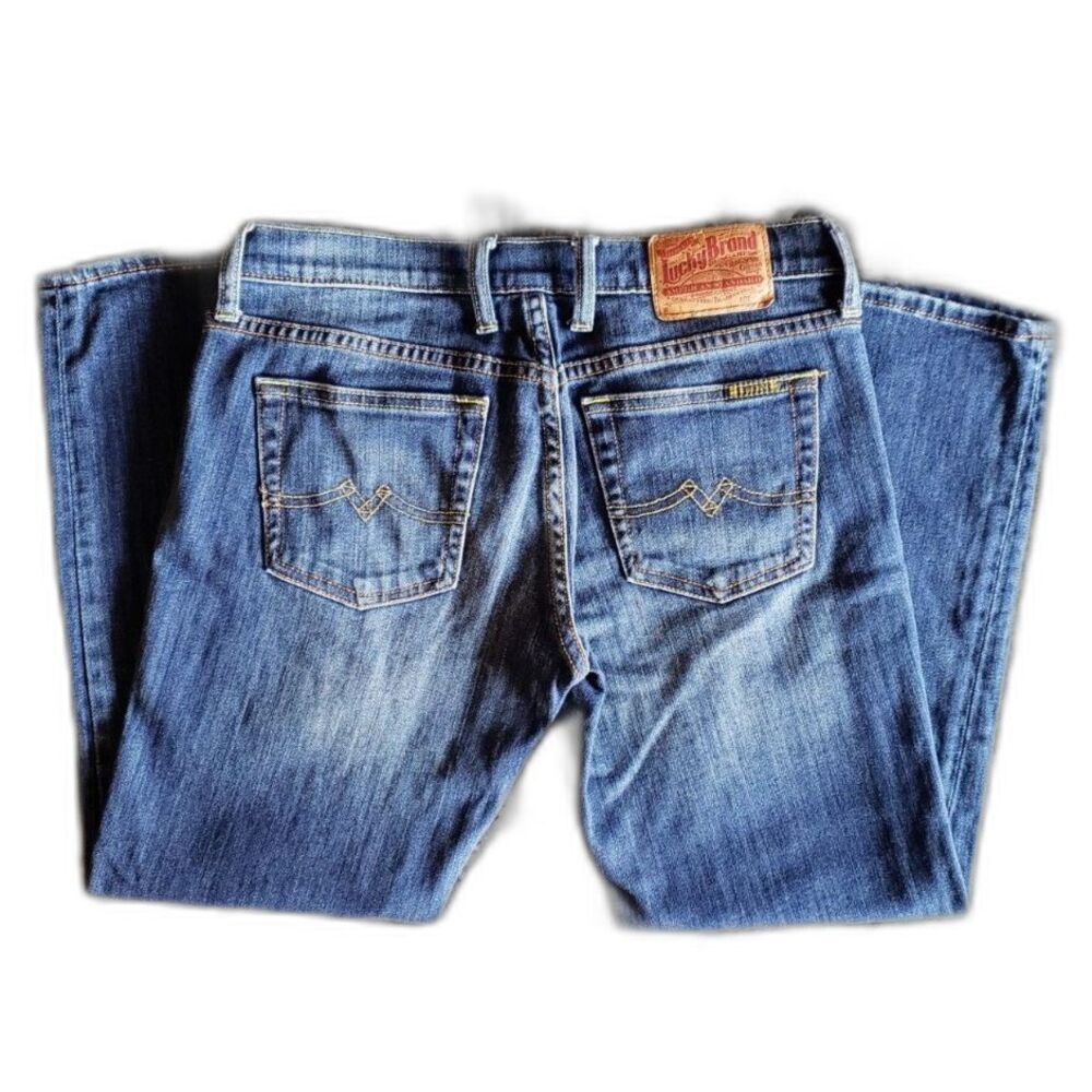 Lucky Brand Women Crop Jeans Blue Wash Size 4/27 - Picture 6 of 8